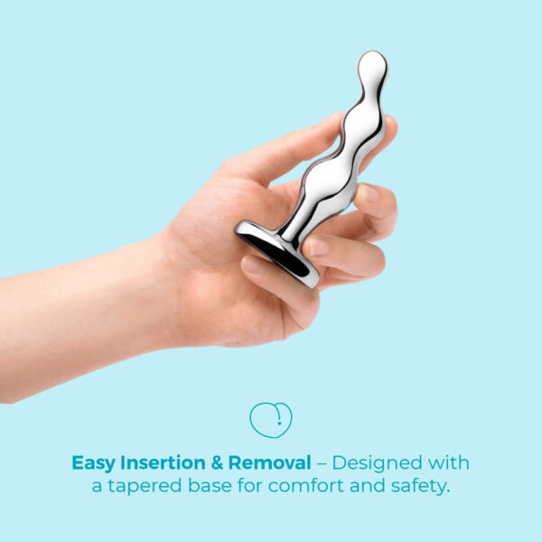 b-Vibe Stainless Steel Anal Beads