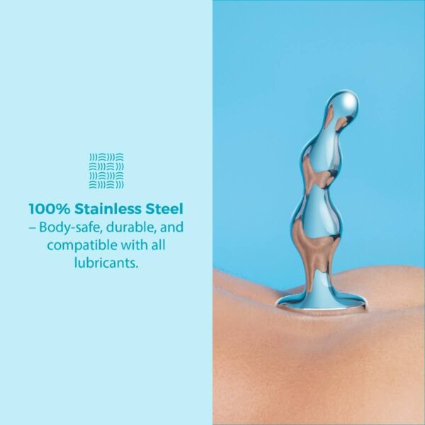 b-Vibe Stainless Steel Anal Beads