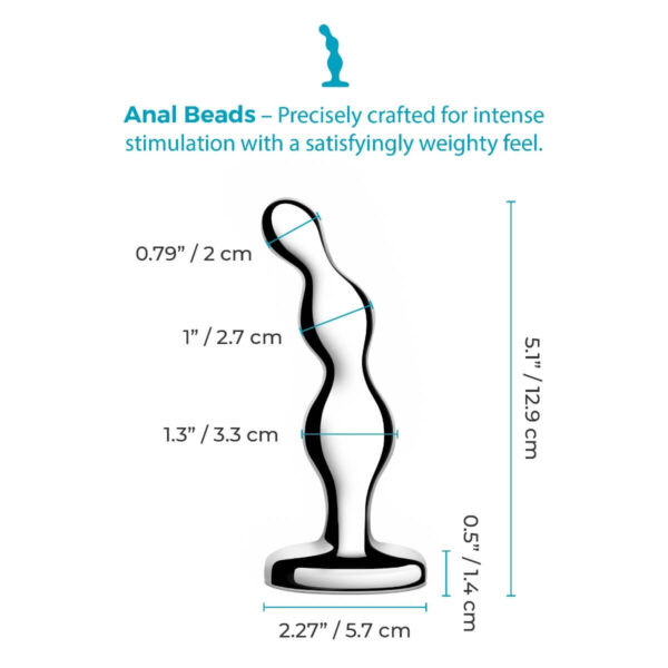 b-Vibe Stainless Steel Anal Beads