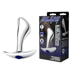 2.5-inch Stainless Steel Bling Prostate Massager Plug
