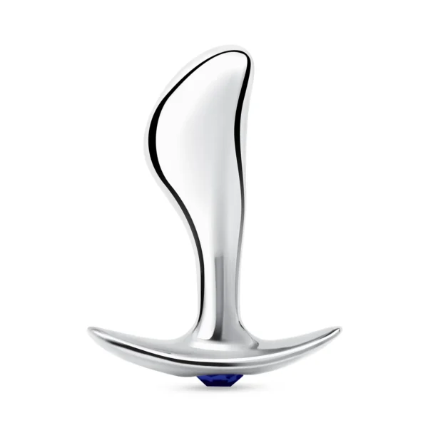 2.5-inch Stainless Steel Bling Prostate Massager Plug