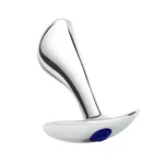 2.5-inch Stainless Steel Bling Prostate Massager Plug