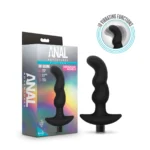 Blush Anal Adventures Platinum Prostate Massager 03 black vibrating silicone plug