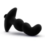 Blush Anal Adventures Platinum Prostate Massager 03 black vibrating silicone plug