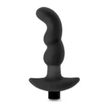 Blush Anal Adventures Platinum Prostate Massager 03 black vibrating silicone plug