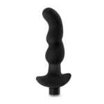 Blush Anal Adventures Platinum Prostate Massager 03 black vibrating silicone plug