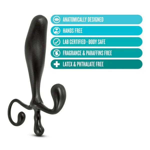 Blush Anal Adventures Smooth 5-inch Prostate Stimulator Plug