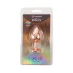 Camtoyz Onix Lucio Copper Metal Anal Plug with Jewel Base
