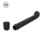 Dr. Joel Kaplan Premium Prostate Massager black angled vibrating prostate toy