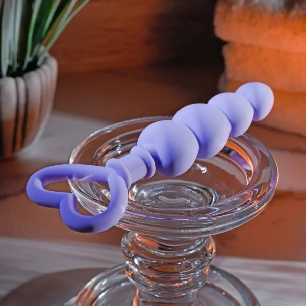 Evolved Sweet Treat Heart-Shaped Silicone Anal Beads