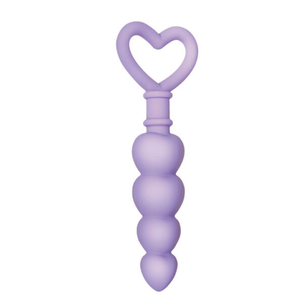 Evolved Sweet Treat Heart-Shaped Silicone Anal Beads