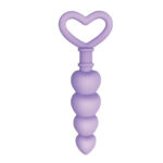 Evolved Sweet Treat Heart-Shaped Silicone Anal Beads