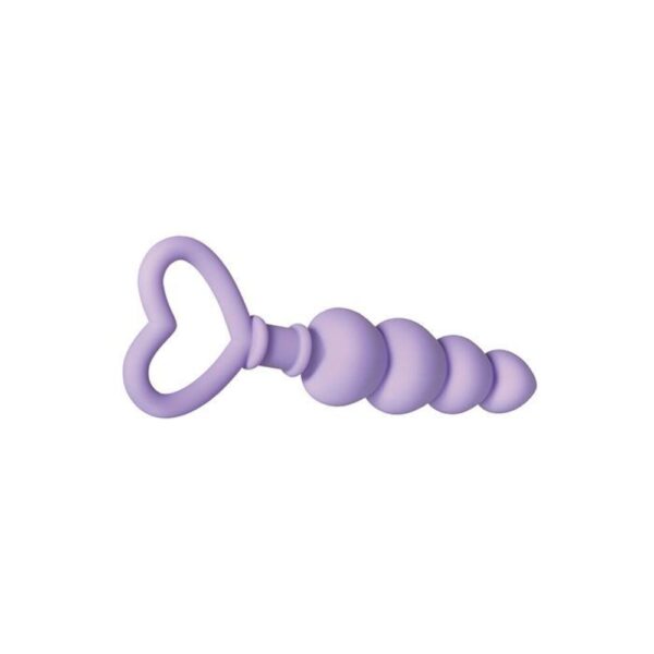 Evolved Sweet Treat Heart-Shaped Silicone Anal Beads