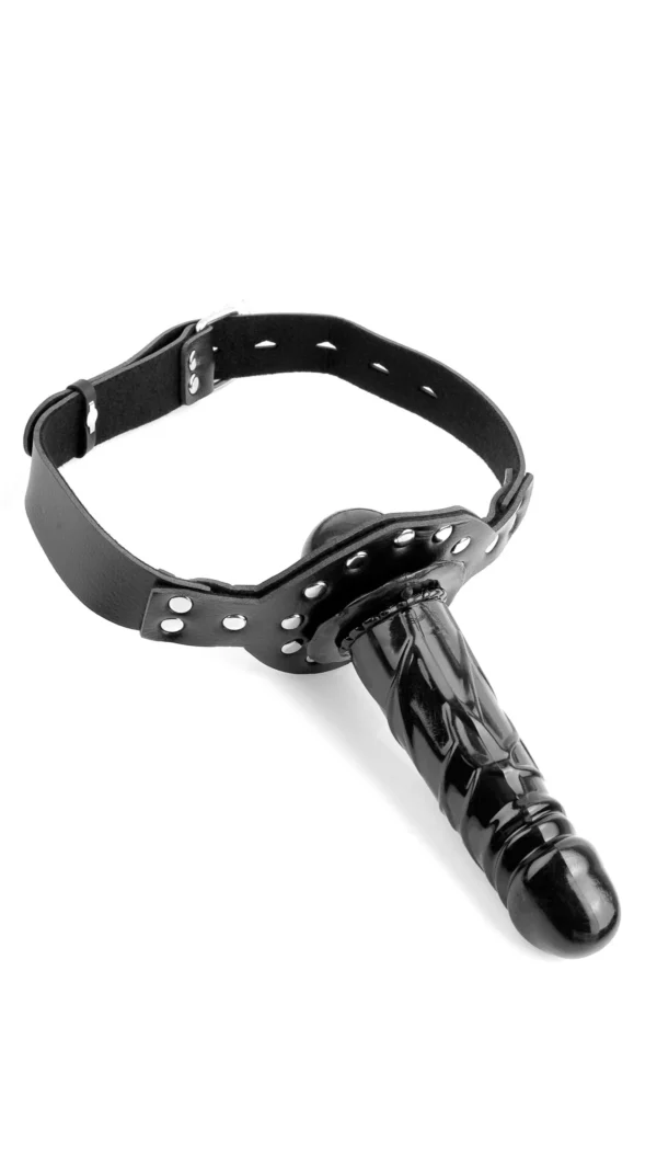 Fetish Fantasy Deluxe Ball Gag with Dildo - Black