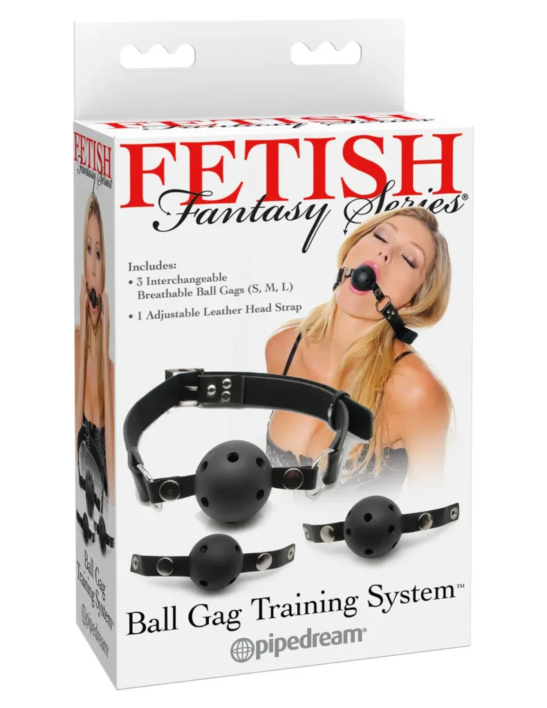 Fetish Fantasy Series Ball Gag Training System - Black