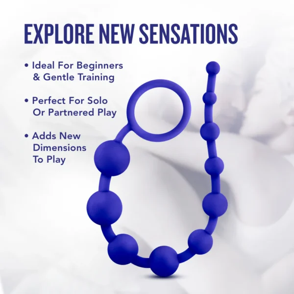 Luxe By Blush - Indigo 12.5-Inch Anal Beads