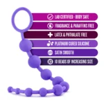 Luxe By Blush - Purple 12.5-Inch Anal Beads
