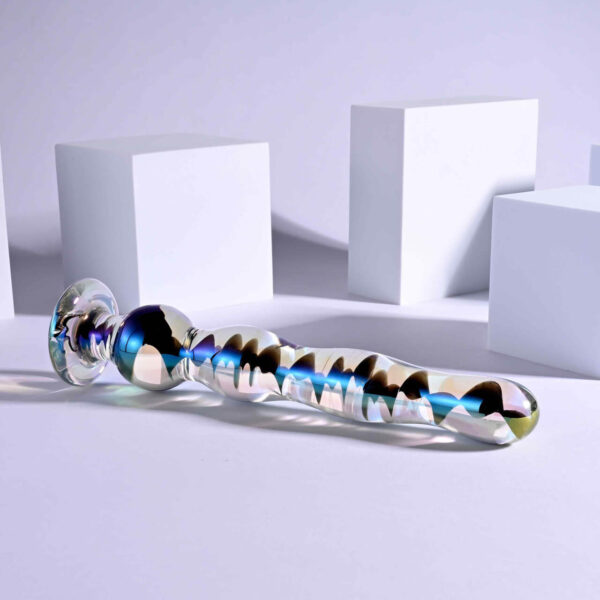 Playboy Pleasure Jewels Wand Glass Beaded Anal Dildo