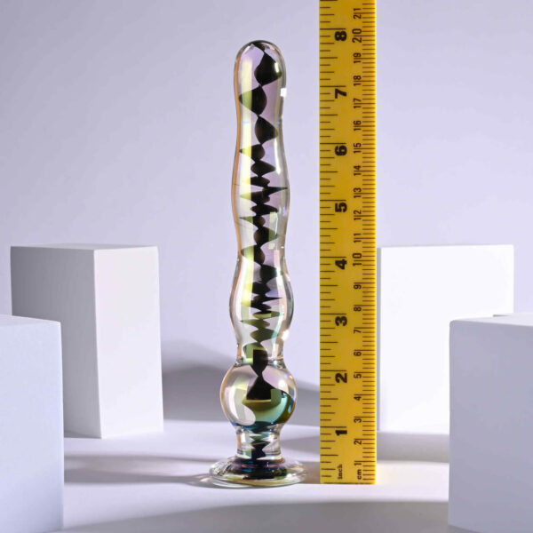 Playboy Pleasure Jewels Wand Glass Beaded Anal Dildo