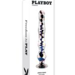 Playboy Pleasure Jewels Wand Glass Beaded Anal Dildo