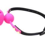 Ple’sur Rose Flower Silicone Breathable Ball Gag - Pink