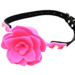 Ple’sur Rose Flower Silicone Breathable Ball Gag - Pink