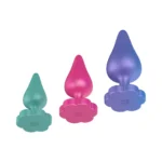 ROMP Luster Silicone Anal Training Kit - 3-Piece Butt Plug Set