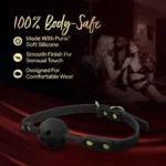 Temptasia Ardor Breathable Silicone Ball Gag - Black