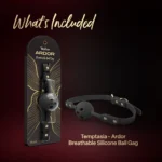 Temptasia Ardor Breathable Silicone Ball Gag - Black