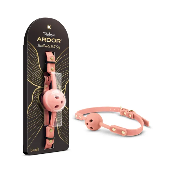 Temptasia Ardor Breathable Silicone Ball Gag - Pink