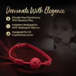 Temptasia Ardor Breathable Silicone Ball Gag - Red
