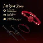 Temptasia Ardor Breathable Silicone Ball Gag - Red