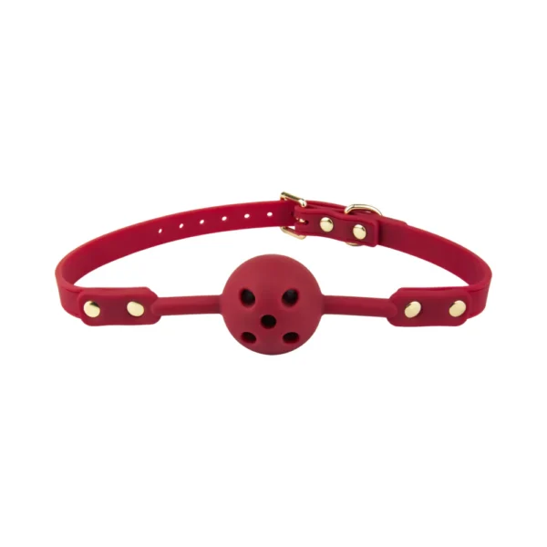 Temptasia Ardor Breathable Silicone Ball Gag - Red