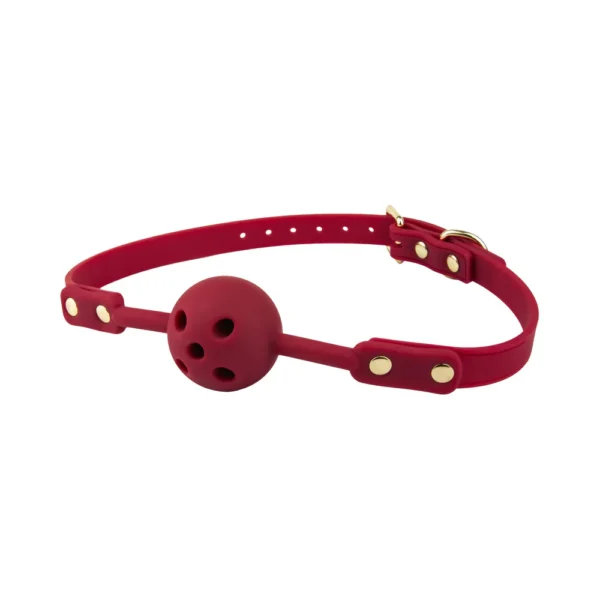 Temptasia Ardor Breathable Silicone Ball Gag - Red