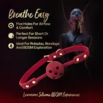 Temptasia Ardor Breathable Silicone Ball Gag - Red