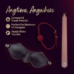 Temptasia Ardor Silicone Bondage Blindfold - Black