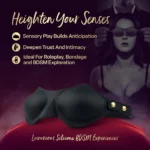 Temptasia Ardor Silicone Bondage Blindfold - Black
