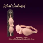 Temptasia Ardor Silicone Bondage Blindfold - Pink