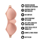 Temptasia Ardor Silicone Bondage Blindfold - Pink