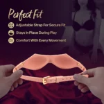 Temptasia Ardor Silicone Bondage Blindfold - Pink