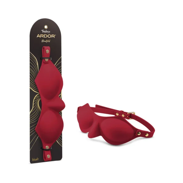 Temptasia Ardor Silicone Bondage Blindfold - Red
