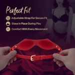 Temptasia Ardor Silicone Bondage Blindfold - Red