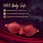 Temptasia Ardor Silicone Bondage Blindfold - Red