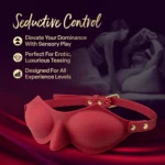 Temptasia Ardor Silicone Bondage Blindfold - Red