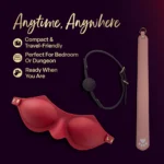 Temptasia Ardor Silicone Bondage Blindfold - Red