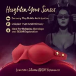 Temptasia Ardor Silicone Bondage Blindfold - Red