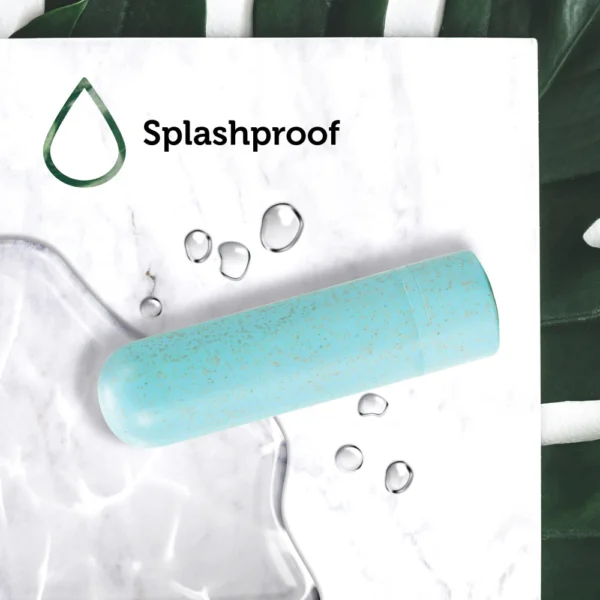 Blush Gaia Eco Rechargeable Bullet Vibrator - Aqua
