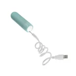 Blush Gaia Eco Rechargeable Bullet Vibrator - Aqua