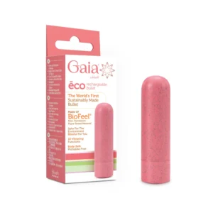 Blush Gaia Eco Rechargeable Bullet Vibrator - Coral