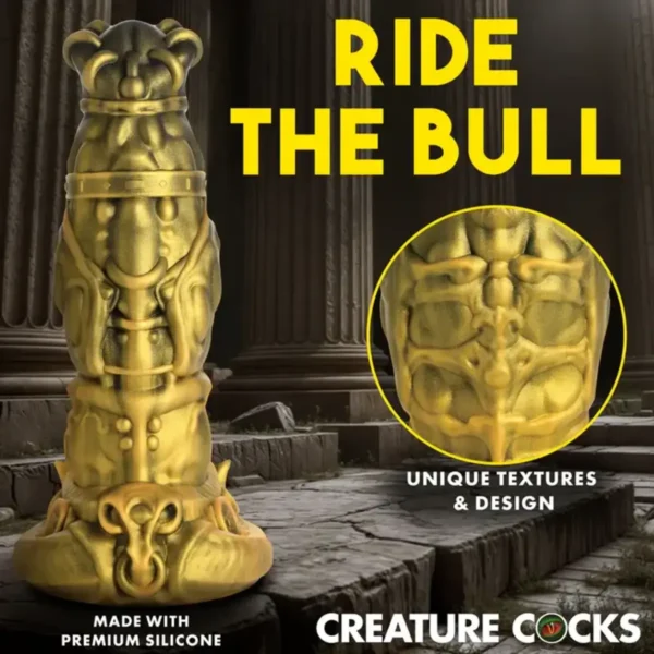 Creature Cocks King Minotaur Silicone Dildo - Ride the Bull
